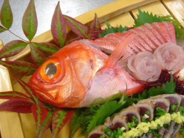 金目鯛刺身