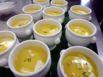 カボチャのクリームスープ