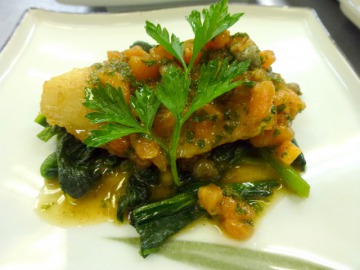 スズキの南仏風