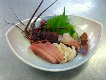 伊勢海老の刺身